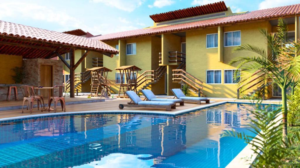 Casa Na Praia Com Piscina Luís Correia Exterior foto
