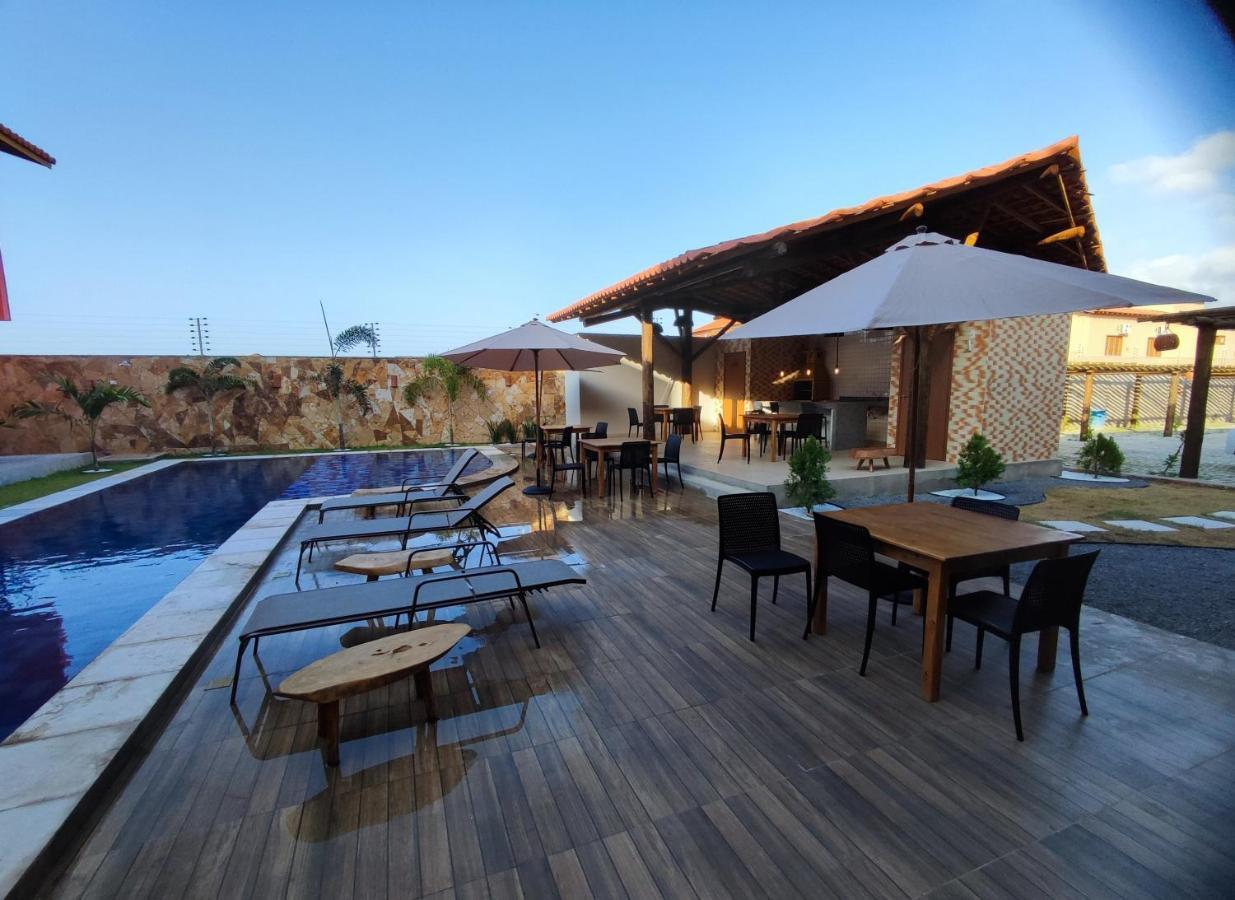 Casa Na Praia Com Piscina Luís Correia Exterior foto